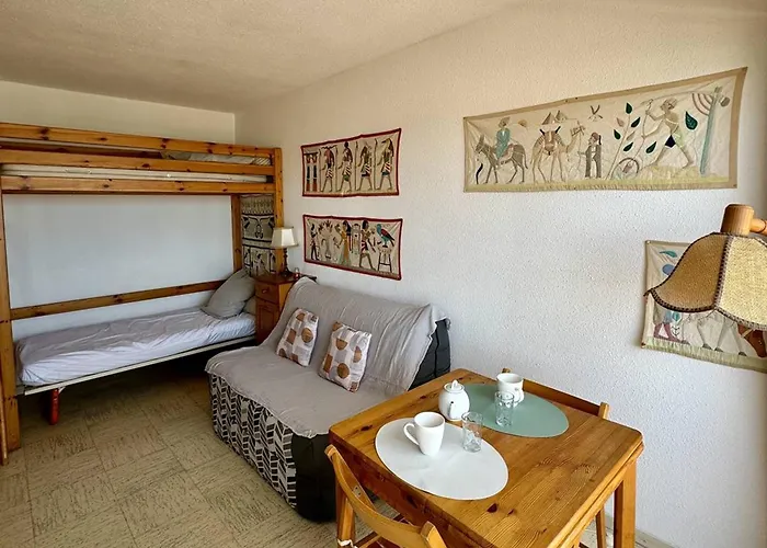 Agreable Avec Terrasse, Acces Plage, Parking Privatif - Fr-1-529-125 Apartamento Le Barcarès